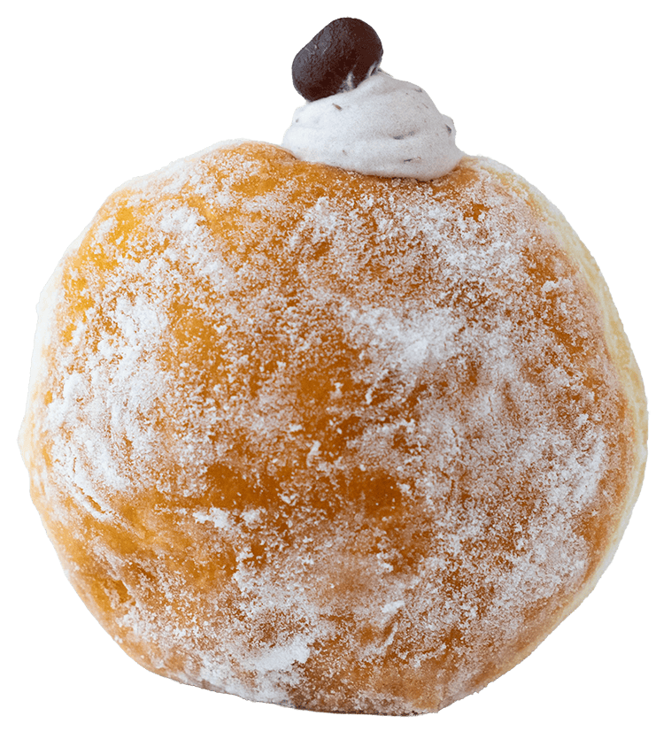 あんこホイップの生ドーナツ