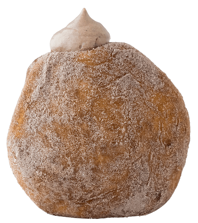 チョコクリームの生ドーナツ